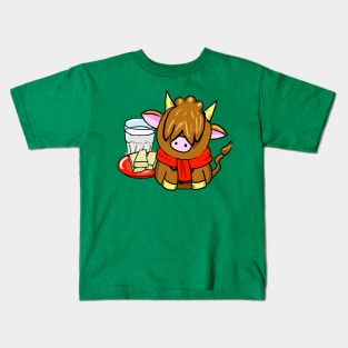 Shortbread Highland Cow Pal Kids T-Shirt